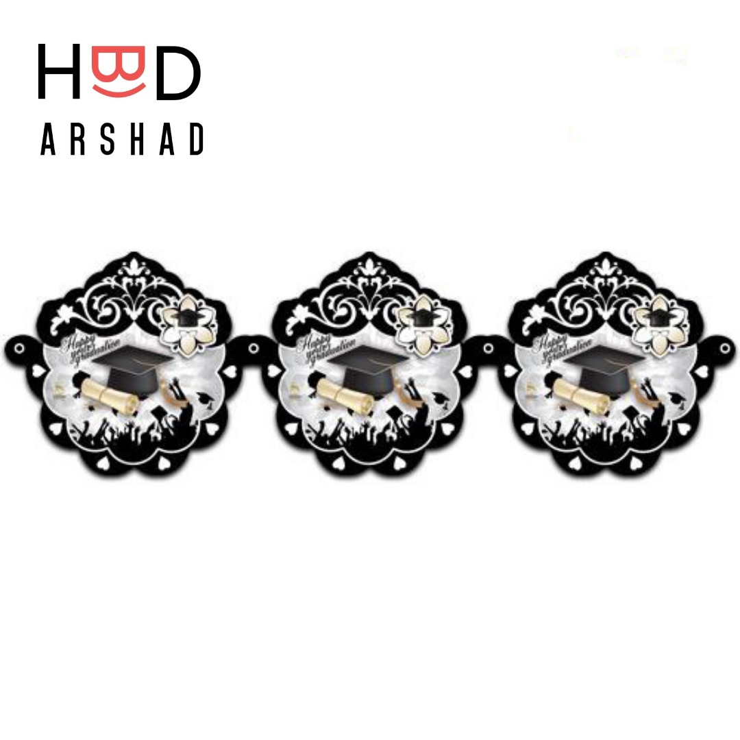 ریسه گرد برجسته تم فارغ التحصیل